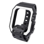 투톤 일체형 시계줄, Apple Watch 시리즈용, 7 41mm / 6&SE&5&4 40mm / 3&2&1 38mm, 7 45mm / 6&SE&5&4 44mm / 3&2&1 42mm
