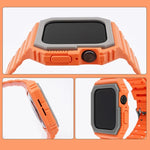투톤 일체형 시계줄, Apple Watch 시리즈용, 7 41mm / 6&SE&5&4 40mm / 3&2&1 38mm, 7 45mm / 6&SE&5&4 44mm / 3&2&1 42mm