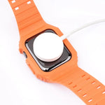 투톤 일체형 시계줄, Apple Watch 시리즈용, 7 41mm / 6&SE&5&4 40mm / 3&2&1 38mm, 7 45mm / 6&SE&5&4 44mm / 3&2&1 42mm