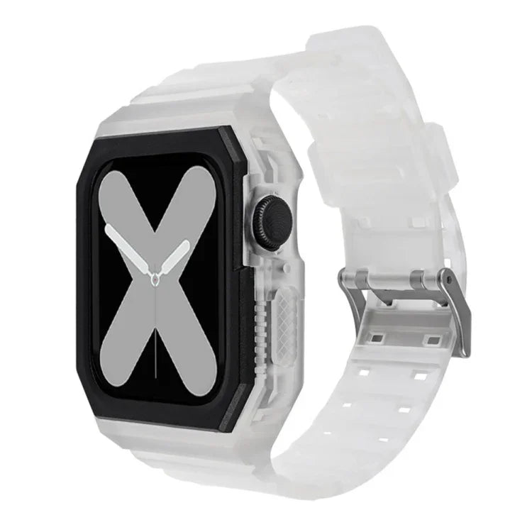 투톤 일체형 시계줄, Apple Watch 시리즈용, 7 41mm / 6&SE&5&4 40mm / 3&2&1 38mm, 7 45mm / 6&SE&5&4 44mm / 3&2&1 42mm