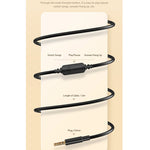 awei GM-6 3.5mm 스테레오 유선 헤드셋, GM-6(블랙)