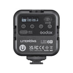 Godox LED-6R RGB LED 비디오 촬영 보조 조명, LED-6R