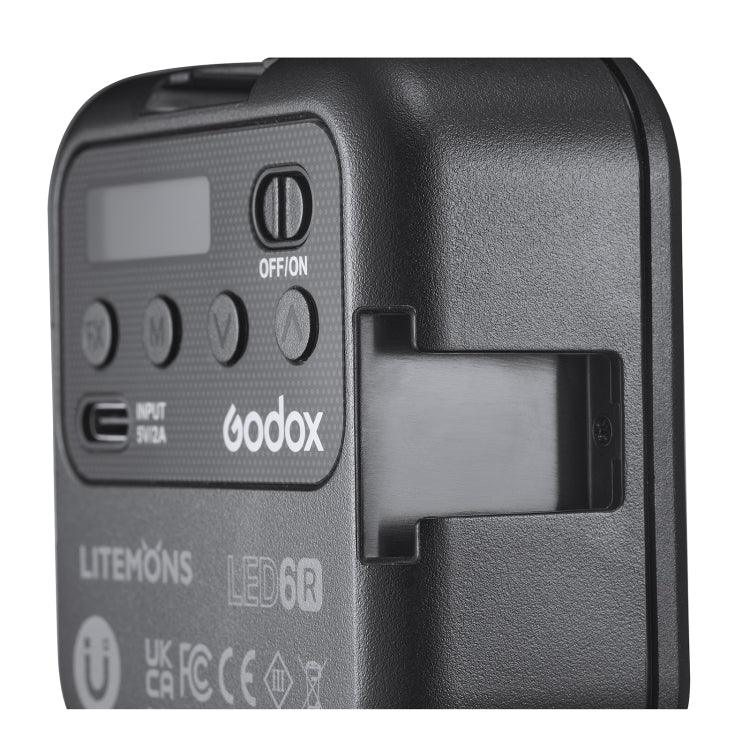 Godox LED-6R RGB LED 비디오 촬영 보조 조명, LED-6R