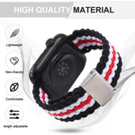 수직 텍스처 꼬임 시계줄, Apple Watch 시리즈용, 7 41mm / 6&SE&5&4 40mm / 3&2&1 38mm, 7 45mm / 6&SE&5&4 44mm / 3&2&1 42mm
