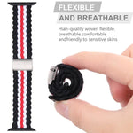 수직 텍스처 꼬임 시계줄, Apple Watch 시리즈용, 7 41mm / 6&SE&5&4 40mm / 3&2&1 38mm, 7 45mm / 6&SE&5&4 44mm / 3&2&1 42mm