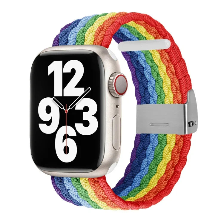 수직 텍스처 꼬임 시계줄, Apple Watch 시리즈용, 7 41mm / 6&SE&5&4 40mm / 3&2&1 38mm, 7 45mm / 6&SE&5&4 44mm / 3&2&1 42mm