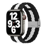 수직 텍스처 꼬임 시계줄, Apple Watch 시리즈용, 7 41mm / 6&SE&5&4 40mm / 3&2&1 38mm, 7 45mm / 6&SE&5&4 44mm / 3&2&1 42mm