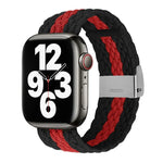 수직 텍스처 꼬임 시계줄, Apple Watch 시리즈용, 7 41mm / 6&SE&5&4 40mm / 3&2&1 38mm, 7 45mm / 6&SE&5&4 44mm / 3&2&1 42mm