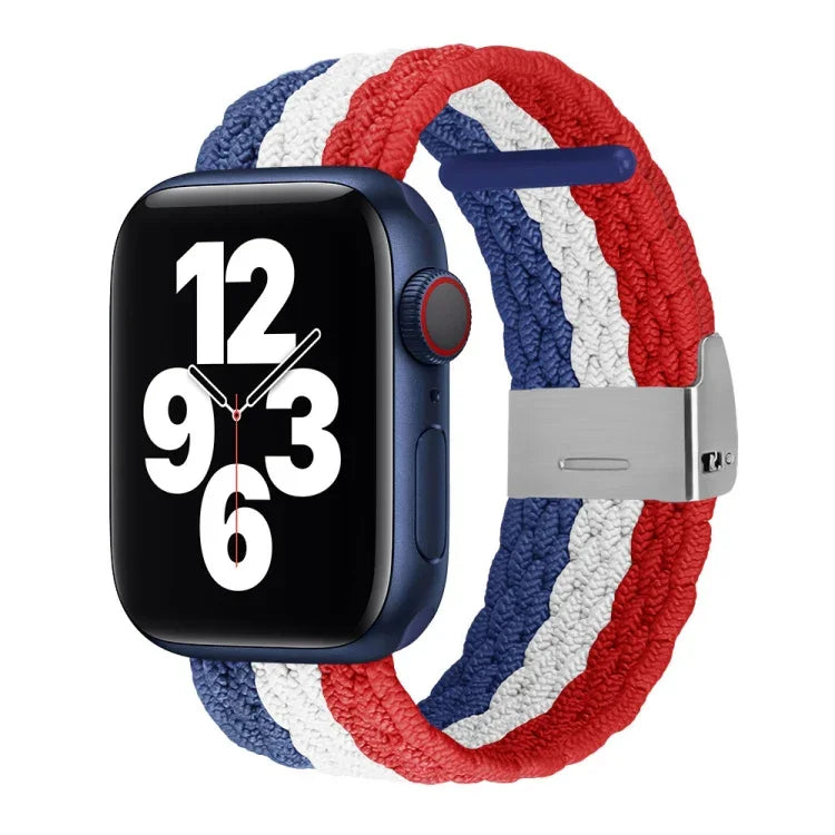 수직 텍스처 꼬임 시계줄, Apple Watch 시리즈용, 7 41mm / 6&SE&5&4 40mm / 3&2&1 38mm, 7 45mm / 6&SE&5&4 44mm / 3&2&1 42mm