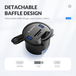 ORICO DESK-4U-BK 4 USB3.0 포트 다기능 데스크탑 허브