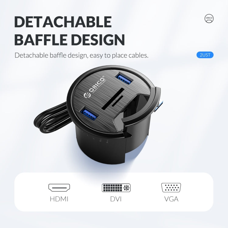 ORICO DESK-4U-BK 4 USB3.0 포트 다기능 데스크탑 허브