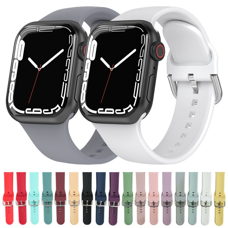 실리콘 시계줄, 사이즈: S 110mm, Apple Watch 시리즈 7 41mm / 6&SE&5&4 40mm / 3&2&1 38mm용, 110mm