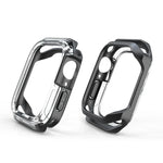 투명 투톤 아머 케이스, Apple Watch 시리즈 9 / 8 / 7 45mm용, Apple Watch 시리즈 9 / 8 / 7 41mm용, Apple Watch 시리즈 6 & SE & 5 & 4 44mm용, Apple Watch 시리즈 6 & SE & 5 & 4 40mm용