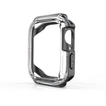 투명 투톤 아머 케이스, Apple Watch 시리즈 9 / 8 / 7 45mm용, Apple Watch 시리즈 9 / 8 / 7 41mm용, Apple Watch 시리즈 6 & SE & 5 & 4 44mm용, Apple Watch 시리즈 6 & SE & 5 & 4 40mm용