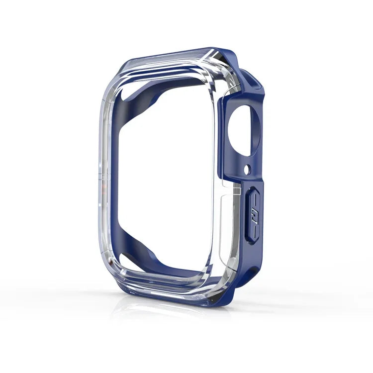 투명 투톤 아머 케이스, Apple Watch 시리즈 9 / 8 / 7 45mm용, Apple Watch 시리즈 9 / 8 / 7 41mm용, Apple Watch 시리즈 6 & SE & 5 & 4 44mm용, Apple Watch 시리즈 6 & SE & 5 & 4 40mm용