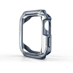 투명 투톤 아머 케이스, Apple Watch 시리즈 9 / 8 / 7 45mm용, Apple Watch 시리즈 9 / 8 / 7 41mm용, Apple Watch 시리즈 6 & SE & 5 & 4 44mm용, Apple Watch 시리즈 6 & SE & 5 & 4 40mm용