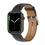천연 가죽 시계줄, 사이즈: 소형, Apple Watch 시리즈 7 41mm / 6&SE&5&4 40mm / 3&2&1 38mm용, 사이즈: 소형, Apple Watch 시리즈 8&7 41mm / SE 2&6&SE&5&4 40mm / 3&2&1 38mm용