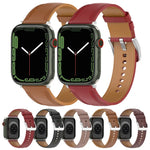 천연 가죽 시계줄, 사이즈: 소형, Apple Watch 시리즈 7 41mm / 6&SE&5&4 40mm / 3&2&1 38mm용, 사이즈: 소형, Apple Watch 시리즈 8&7 41mm / SE 2&6&SE&5&4 40mm / 3&2&1 38mm용
