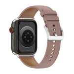 천연 가죽 시계줄, 사이즈: 프리 사이즈, Apple Watch 시리즈 7 45mm / 6&SE&5&4 44mm / 3&2&1 42mm용, 사이즈: 프리 사이즈, Apple Watch Ultra 49mm / 시리즈 8&7 45mm / SE 2&6&SE&5&4 44mm / 3&2&1 42mm용