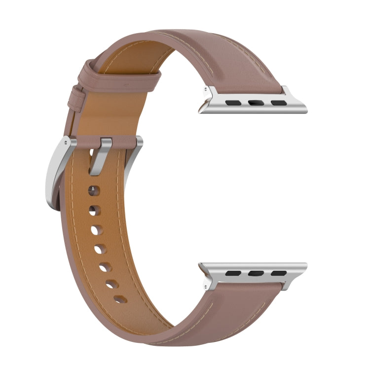 천연 가죽 시계줄, 사이즈: 프리 사이즈, Apple Watch 시리즈 7 45mm / 6&SE&5&4 44mm / 3&2&1 42mm용, 사이즈: 프리 사이즈, Apple Watch Ultra 49mm / 시리즈 8&7 45mm / SE 2&6&SE&5&4 44mm / 3&2&1 42mm용