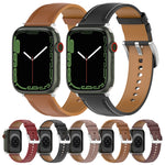 천연 가죽 시계줄, 사이즈: 프리 사이즈, Apple Watch 시리즈 7 45mm / 6&SE&5&4 44mm / 3&2&1 42mm용, 사이즈: 프리 사이즈, Apple Watch Ultra 49mm / 시리즈 8&7 45mm / SE 2&6&SE&5&4 44mm / 3&2&1 42mm용