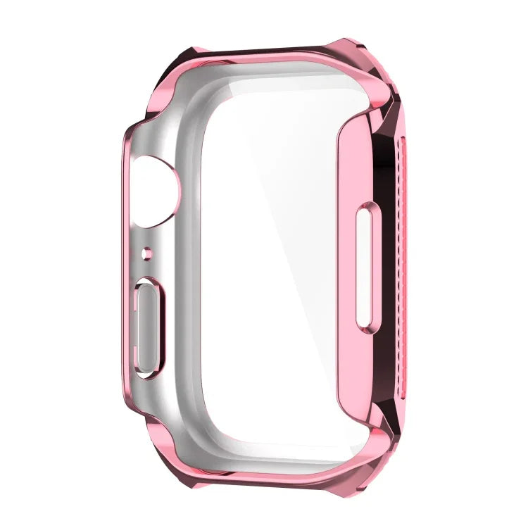 마름모 벨트 드릴 + 강화 필름 일체형 케이스, Apple Watch 시리즈 9 / 8 / 7 41mm용, Apple Watch 시리즈 9 / 8 / 7 45mm용
