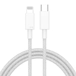 27W PD USB-C / Type-C to 8 핀 고속 충전 브레이디드 데이터 케이블, 케이블 길이: 1m, 27W