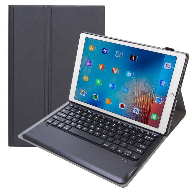 A129 TPU 분리형 블루투스 키보드 가죽 케이스 브래킷 포함, iPad Pro 12.9인치 2015 / 2017용, AM17
