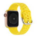 Hollow Out Silicone Watchband For Apple Watch Series, 7 41mm / 6&SE&5&4 40mm / 3&2&1 38mm, 7 45mm / 6&SE&5&4 44mm / 3&2&1 42mm