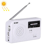 RD-638T 이밴드 태양광 AM / FM 라디오 플레이어 손전등 다이나모 기능 포함