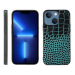 Crocodile Top Layer Cowhide Leather Case, For iPhone 13, For iPhone 13 Pro, For iPhone 13 Pro Max