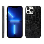 Crocodile Top Layer Cowhide Leather Case, For iPhone 13, For iPhone 13 Pro, For iPhone 13 Pro Max
