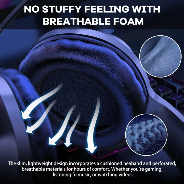 ONIKUMA X7 Pro USB + 3.5mm RGB 조명 게이밍 유선 헤드셋, X7 Pro