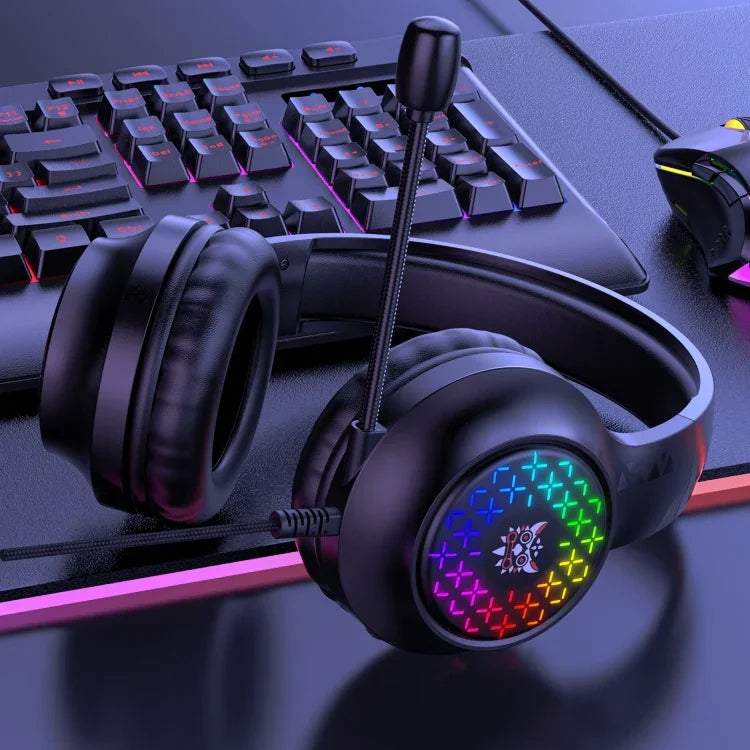 ONIKUMA X7 Pro USB + 3.5mm RGB 조명 게이밍 유선 헤드셋, X7 Pro