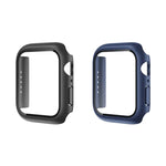 ROCK 2-in-1 PC 프레임 + 필름 보호 케이스, 애플 워치 시리즈 6 & SE & 5 & 4 44mm, 3 & 2 & 1 42mm, 3 & 2 & 1 38mm용