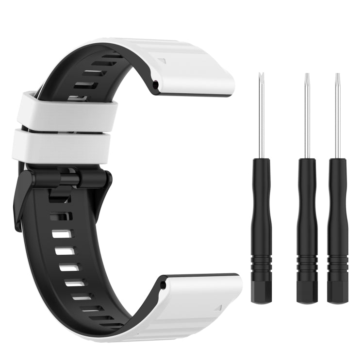 Two-color Silicone Watchband, 22mm, 26mm