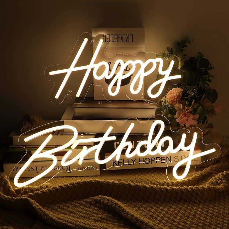 생일 파티 LED 장식 네온 램프