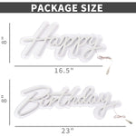Happy Birthday Party LED Decorative Neon Lamp