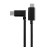 USB 3.2 Gen1 Type-C to USB 3.2 Gen1 Type-C 단일 엘보 VR 링크 케이블 Oculus Quest 1 / 2용, 3m 단일 엘보