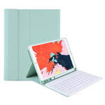 T098B 캔디 컬러 스킨 필 질감 블루투스 키보드 가죽 케이스 펜 홀더 포함, T098B, iPad Air 11 2024 / 2025 / Air 4 10.9 2020 / Air 5 10.9 2022용