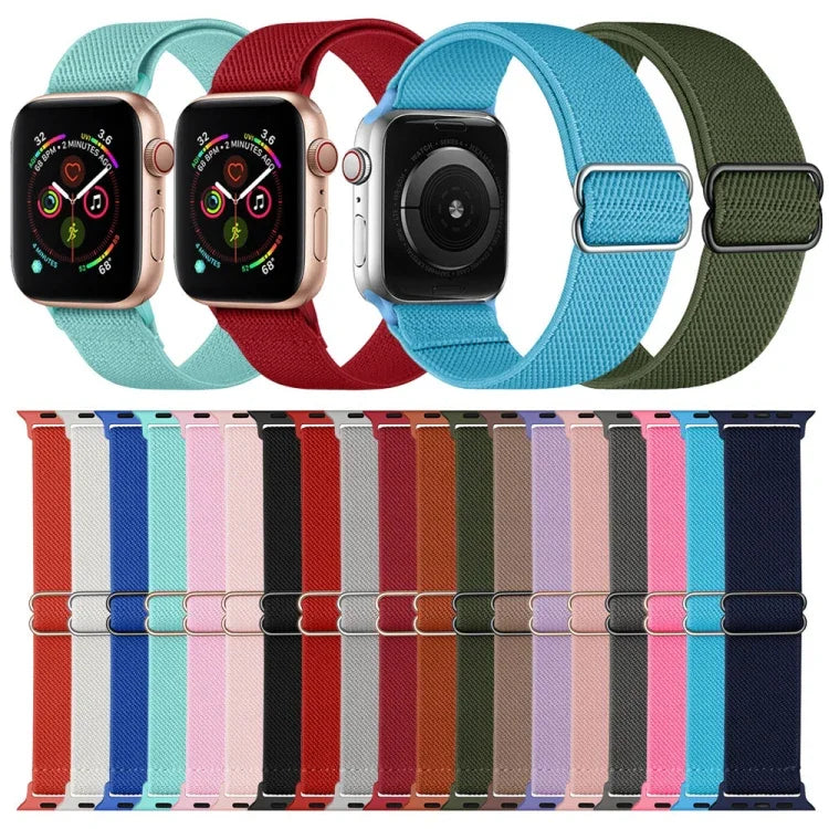 폴리에스터 나일론 시계줄, 애플 워치 시리즈 7 41mm / 6&SE&5&4 40mm / 3&2&1 38mm, 7 45mm / 6&SE&5&4 44mm / 3&2&1 42mm용
