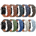 버터플라이 버클 소가죽 시계줄, 애플 워치 시리즈 7 41mm / 6&SE&5&4 40mm / 3&2&1 38mm, 7 45mm / 6&SE&5&4 44mm / 3&2&1 42mm용