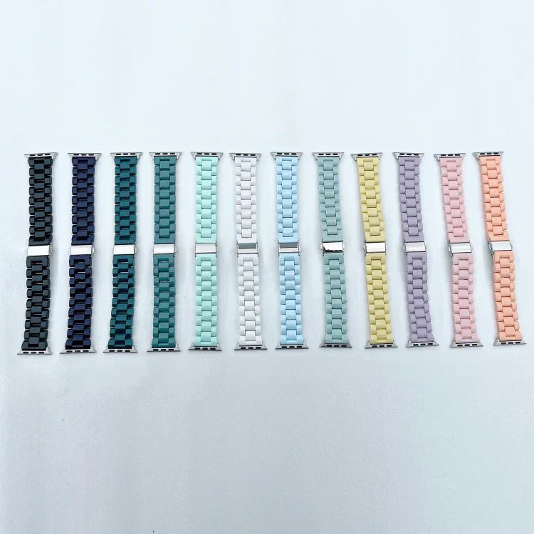 애플 워치 시리즈용 캔디 컬러 3구 시계줄, 7 41mm / 6&SE&5&4 40mm / 3&2&1 38mm, 7 45mm / 6&SE&5&4 44mm / 3&2&1 42mm