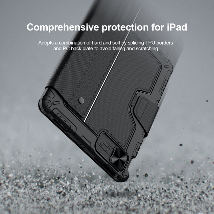 NILLKIN 블루투스 터치 키보드 스마트 보호 태블릿 케이스, iPad Air 10.9 2020 / Air 4 / Air 5 / Pro 11 2020 / 2021 / 2022용