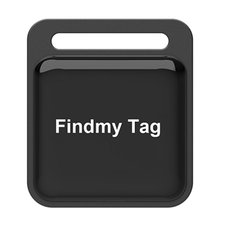 Findmy Tag 정사각형 스마트 블루투스 분실 방지 알람 위치 추적기, 정사각형 (흰색), 정사각형 (검정)