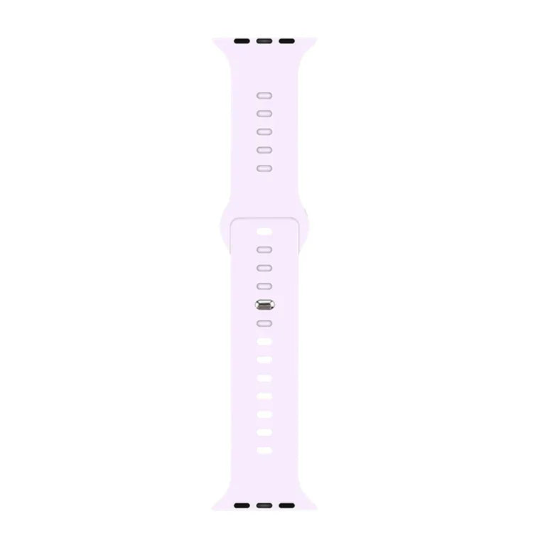 애플 워치 시리즈용 액체 실리콘 시계줄, 7 45mm / 6&SE&5&4 44mm / 3&2&1 42mm