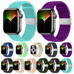 나일론 꼬임 시계줄, Apple Watch 시리즈 7 41mm / 6&SE&5&4 40mm / 3&2&1 38mm, 7 45mm / 6&SE&5&4 44mm / 3&2&1 42mm용
