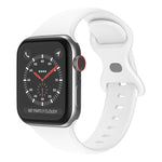 버터플라이 버클 실리콘 시계줄, 사이즈: L, Apple Watch 시리즈 7 41mm / 6&SE&5&4 40mm / 3&2&1 38mm용
