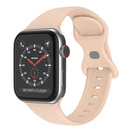 버터플라이 버클 실리콘 시계줄, 사이즈: L, Apple Watch 시리즈 7 41mm / 6&SE&5&4 40mm / 3&2&1 38mm용