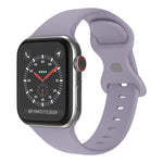 버터플라이 버클 실리콘 시계줄, 사이즈: L, Apple Watch 시리즈 7 41mm / 6&SE&5&4 40mm / 3&2&1 38mm용